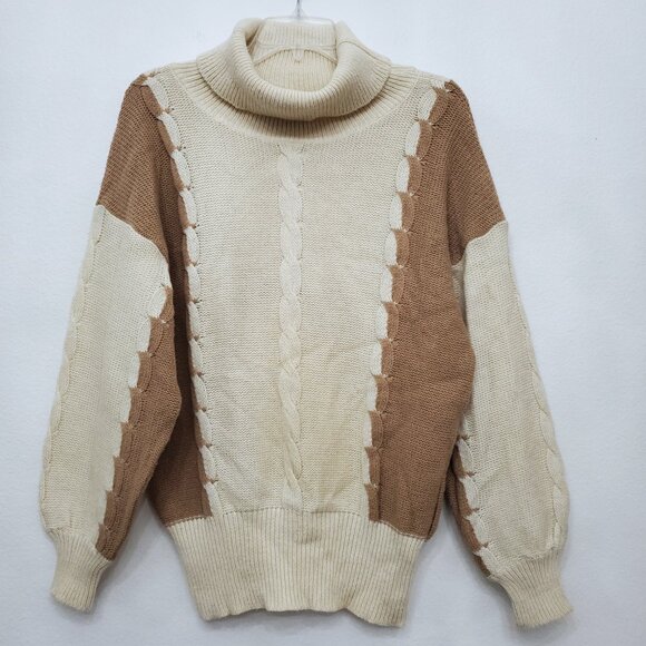 Escada Vintage 80's Turtleneck Mohair Wool Blend Women's Sweater Size 36 - Picture 1 of 15